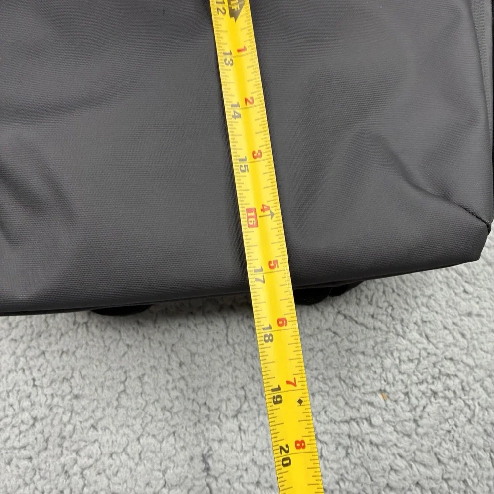 TravisMathew Backpack Black Laptop Travel Bag QISG Quanta Services Logo NWT